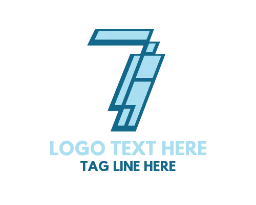 Creative Number Seven Logo