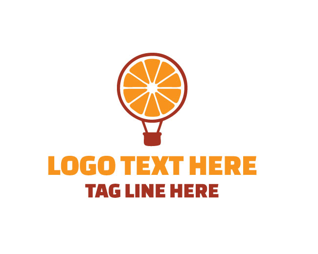  Creative Orange Fly Logo