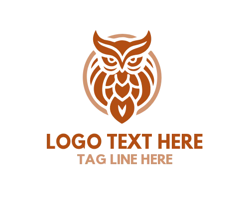 Creative Owl Mascot Logo