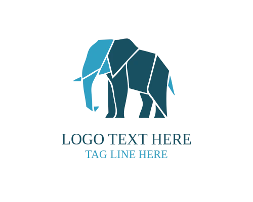  Creative Paper Animal Icon Logo