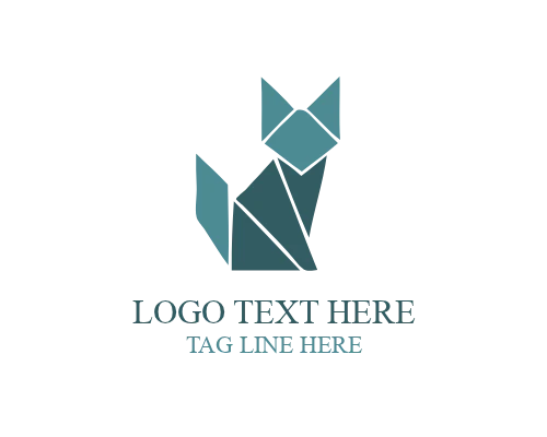 Creative Paper Layer Animal Logo