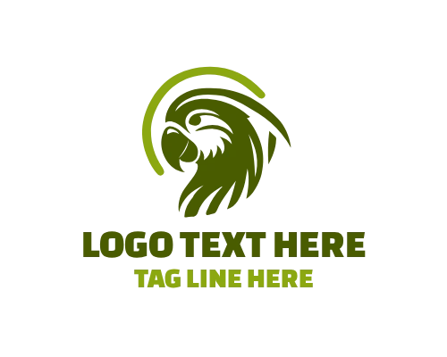 Creative Parrot Symbol Logo