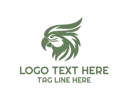 Creative Parrot Symbol Logo