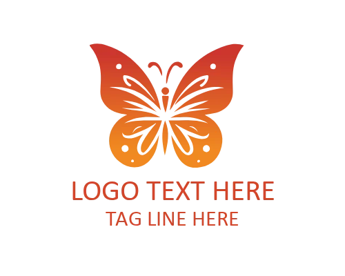 Creative Pattern Butterfly Artistic Logo
