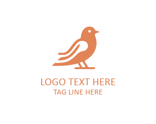 Creative Skyline Linear Bird
