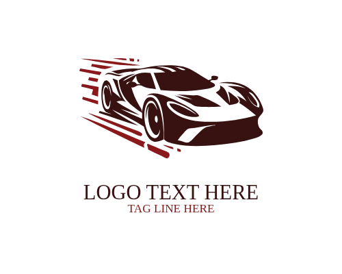 Creative Sports Fast Car Logo