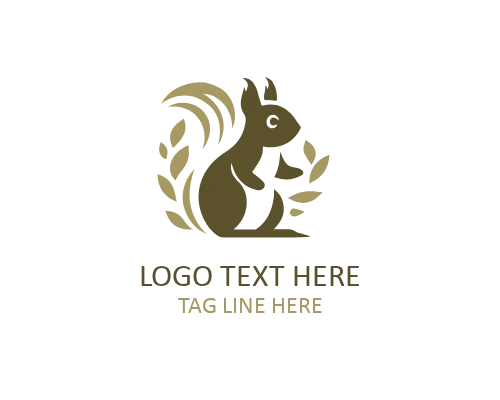 Creative Squirrel Logo Symbol
