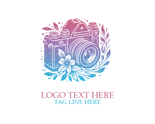 Creative Vintage Camera Logo