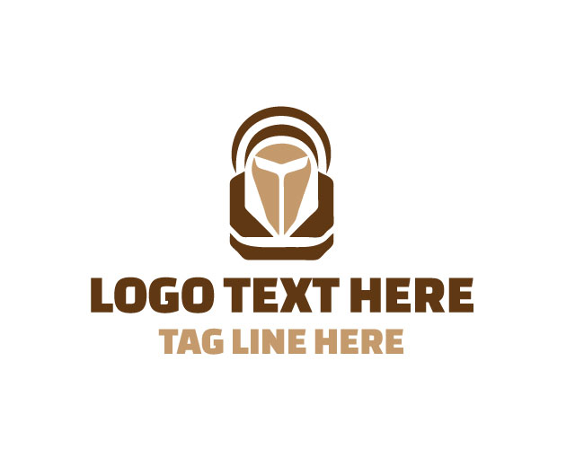 Criminal Lock Hood Logo logo template preview