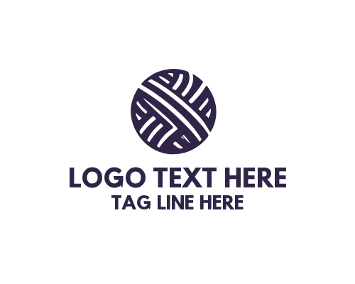 Crochet Circle Yarn Logo Design