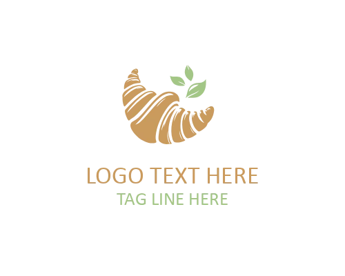 Croissant Shop Branding Logo