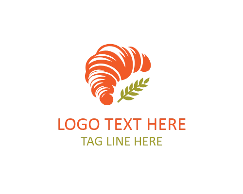 Croissant Silhouette Icon