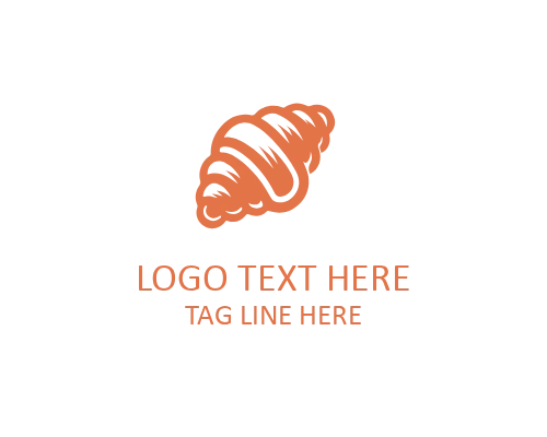 Croissant Symbol Bakery Logo