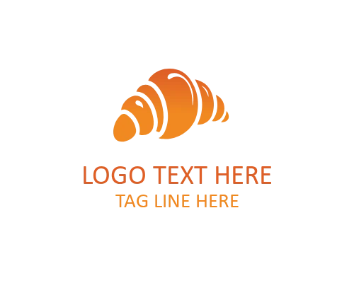 Croissant Vector Emblem Design