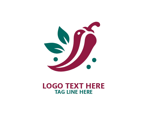 Crossed Chili Pepper Logo
