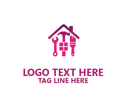 Crossed Tools Home Service Logo