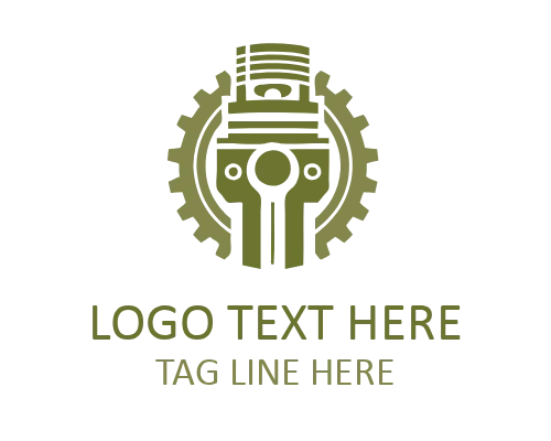 Crossed Wrench Mechanic Logo
