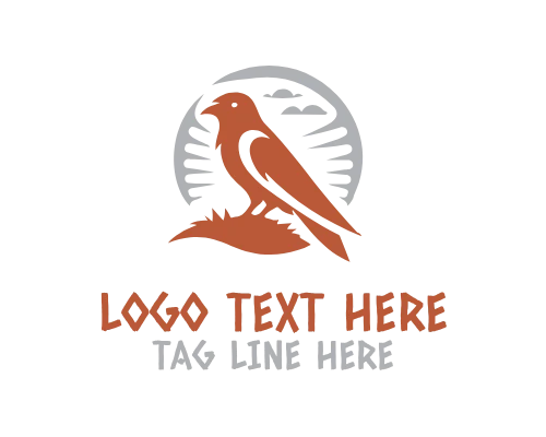 Crow Beak Symbol Logo