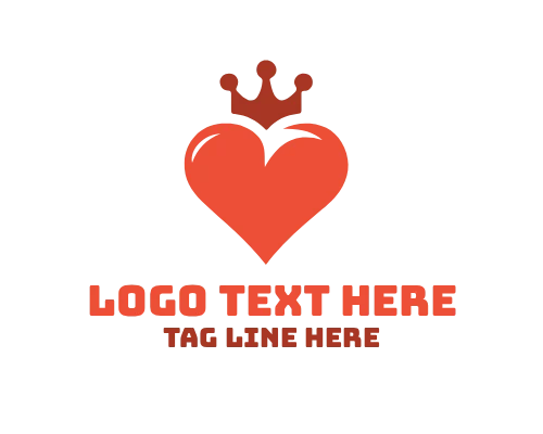 Crown Heart Elegance Logo
