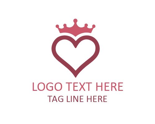 Crown Heart Glimmer Logo