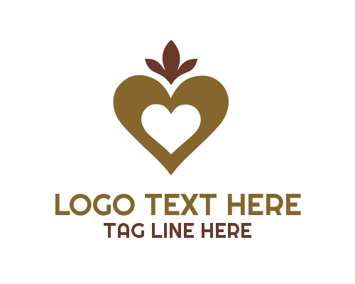 Crown Heart Glow Logo