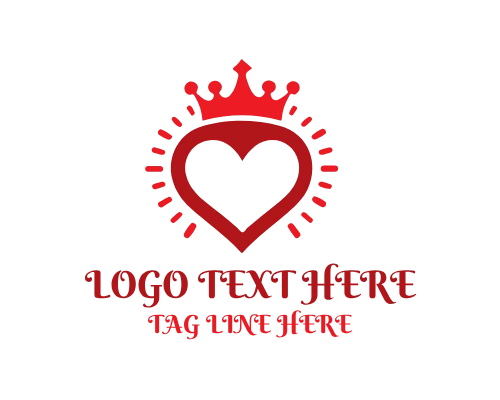 Crown Heart Luxe Logo
