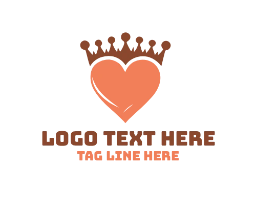 Crown Heart Luxury Logo