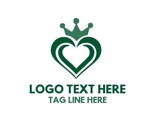 Crown Heart Premium Logo