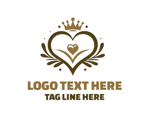 Crown Heart Symbol