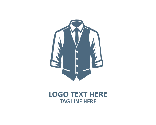 Crown Suit Man Dress Logo