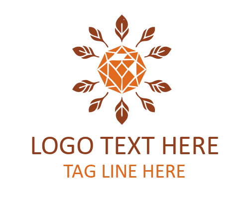  Crystal Gemstone Logo
