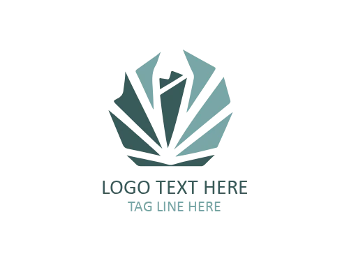  Crystalline Flat Stone Logo for Luxury and Architecture Brands