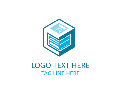 Cube Automation Logo for Robotics Companies, Manufacturing Firms, and Automation Solutions