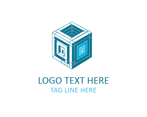 Cube Marketing Logo for Digital Marketing Agencies, Branding Firms, and Advertising Companies