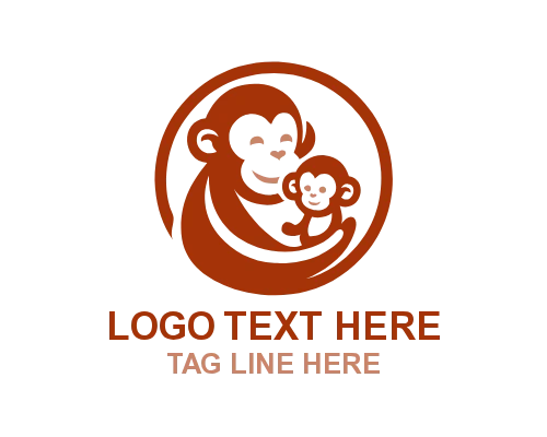Cuddly Baby Icon Logo