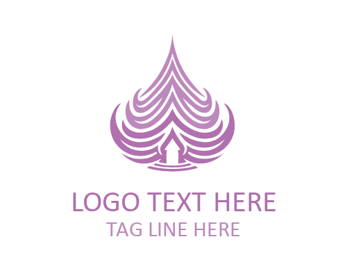 Cultural China  Traditional Architecture Logo for Historic Branding