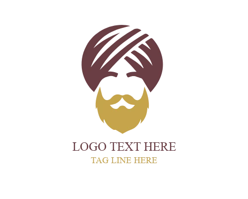Cultural Pride Turban Logo for Ethnic, Community, and Heritage Brands