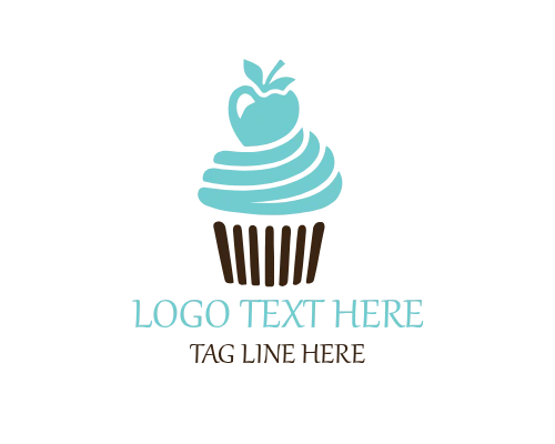 Cupcake – Bakery Stamp Logo
