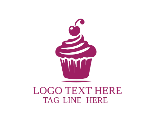 Cupcake – Birthday Party Logo