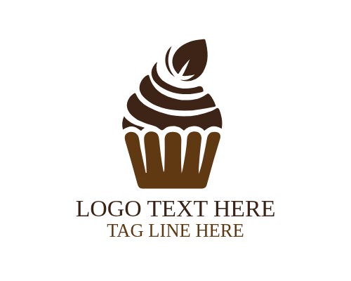 Cupcake – Blueberry Style Logo