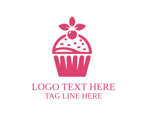 Cupcake – Flat Design Logo