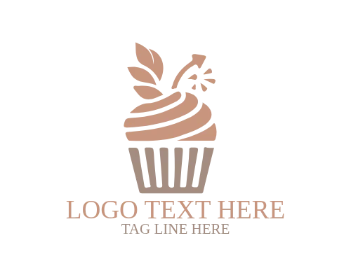 Cupcake – Hand Sketch Logo
