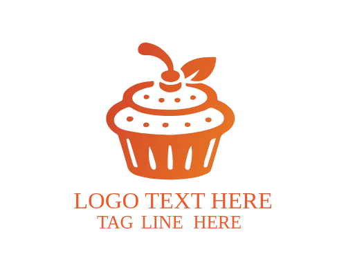 Cupcake – Monoline Logo