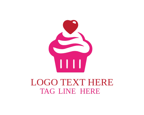 Cupcake – Organic Bakery Logo
