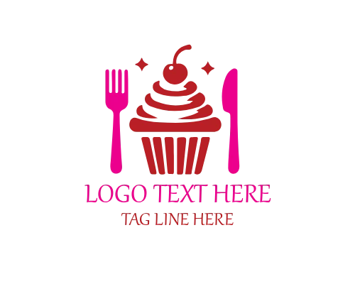 Cupcake – Pastel Style Logo