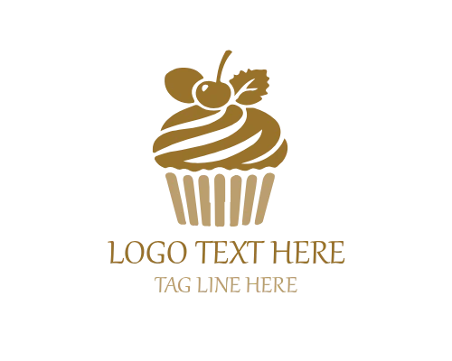 Cupcake – Strawberry Cream Logo