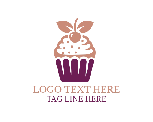 Cupcake – Strawberry Flavor Logo