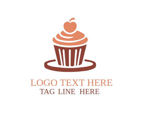 Cupcake – Vegan Bakery Logo