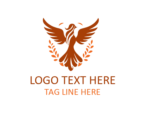 Curve Elegant Bird Logo