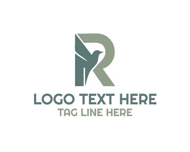 Custom R Bird Logo